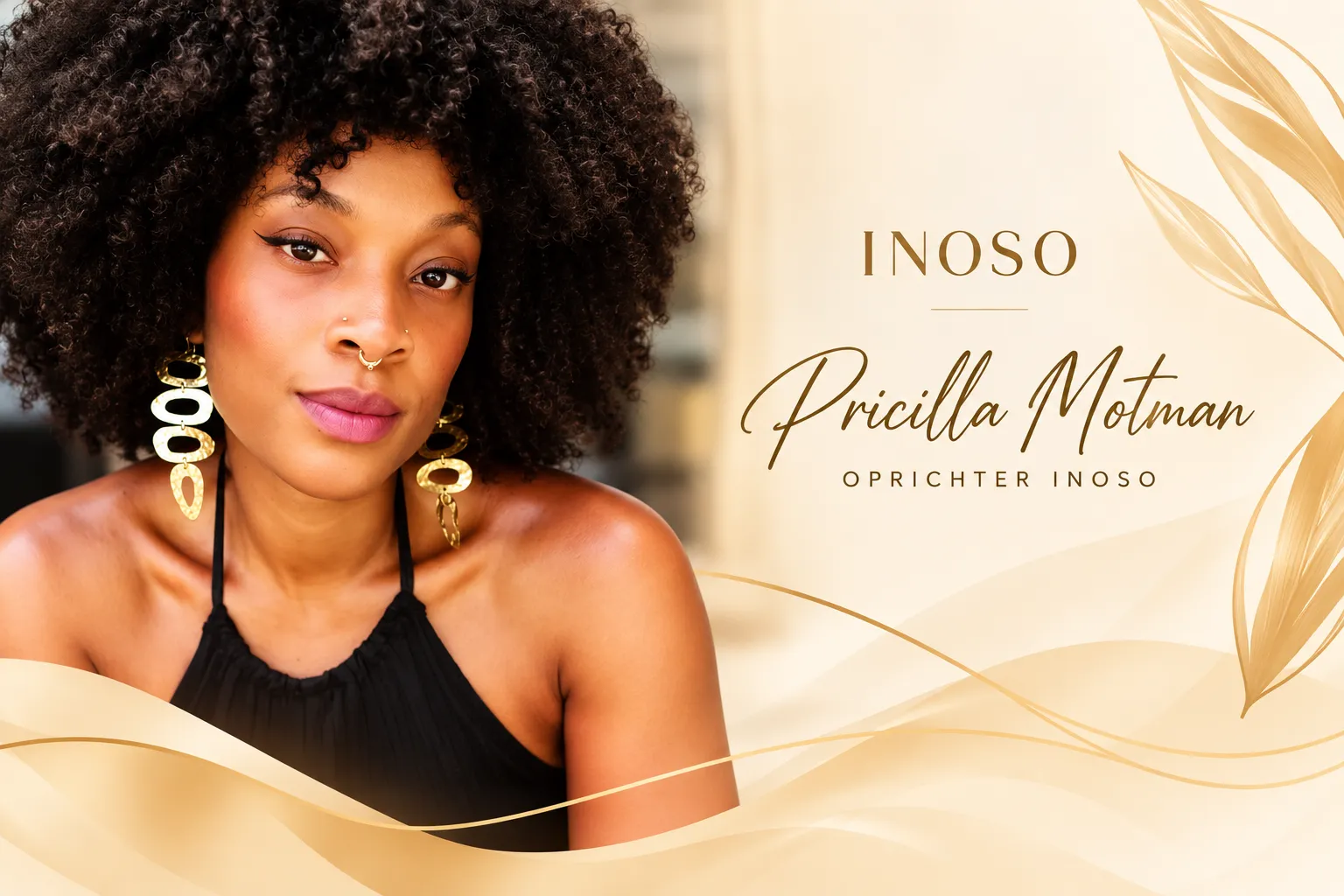 Portret van Pricilla Motman, oprichter van INOSO